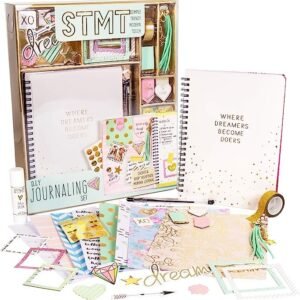 STMT D.I.Y. Dreamers Become Doers Journaling Set, Stationery Set, Bullet Journal Kit, Journaling Kit, Journals for Teen Girls, DIY Journal Set for Girls Ages - 8+